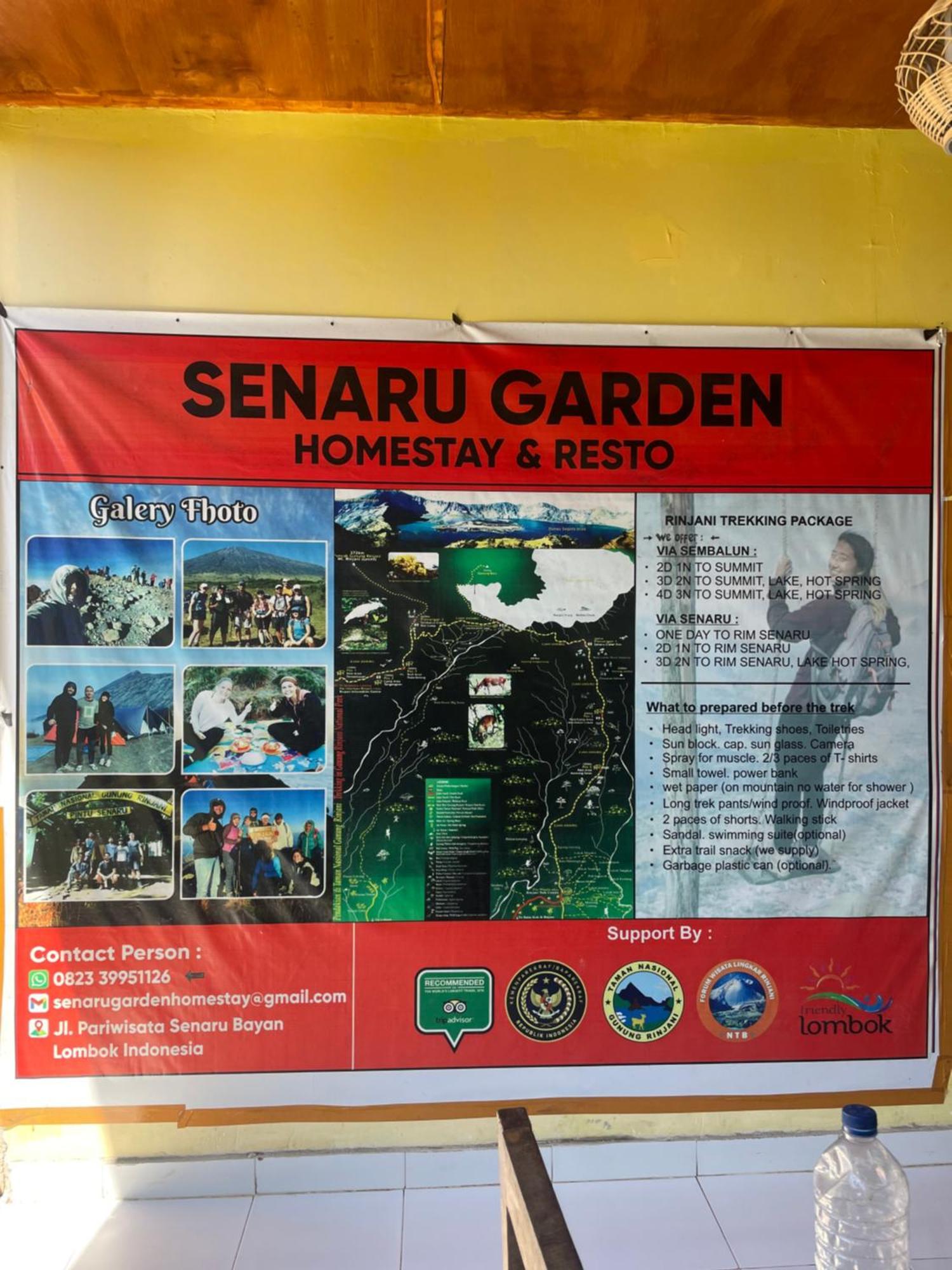 Senaru Garden Homestay Exterior foto